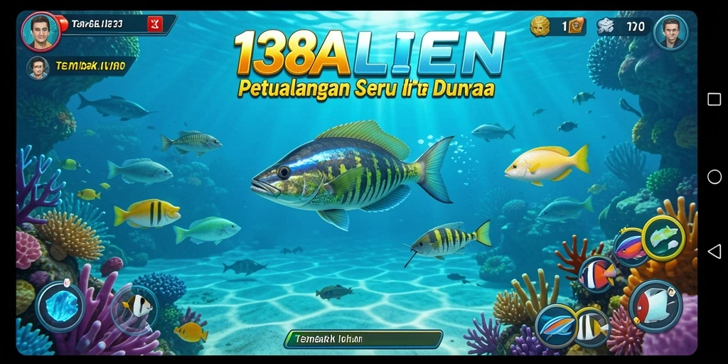 Screenshot gameplay 138ALIEN menampilkan aksi menembak ikan yang seru dan dinamis.