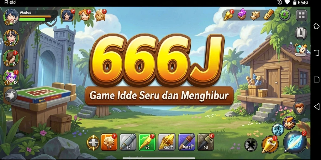 Tampilan gameplay 666J yang mengasyikkan dan penuh warna.