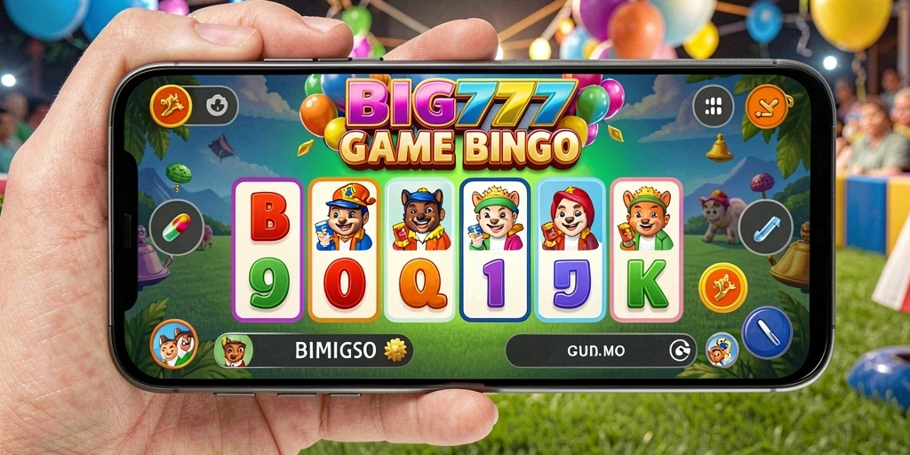 Screenshot gameplay menunjukkan keseruan bermain Bingo di BIG777.