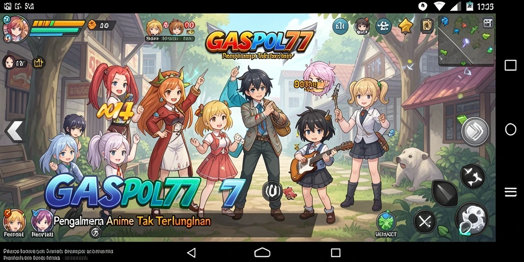 Menampilkan gameplay seru dengan karakter anime ikonik.