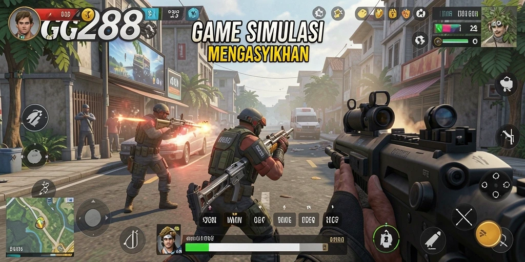 Tampilan gameplay <strong>GG288</strong> yang menarik dan mendetail di dunia simulasi.