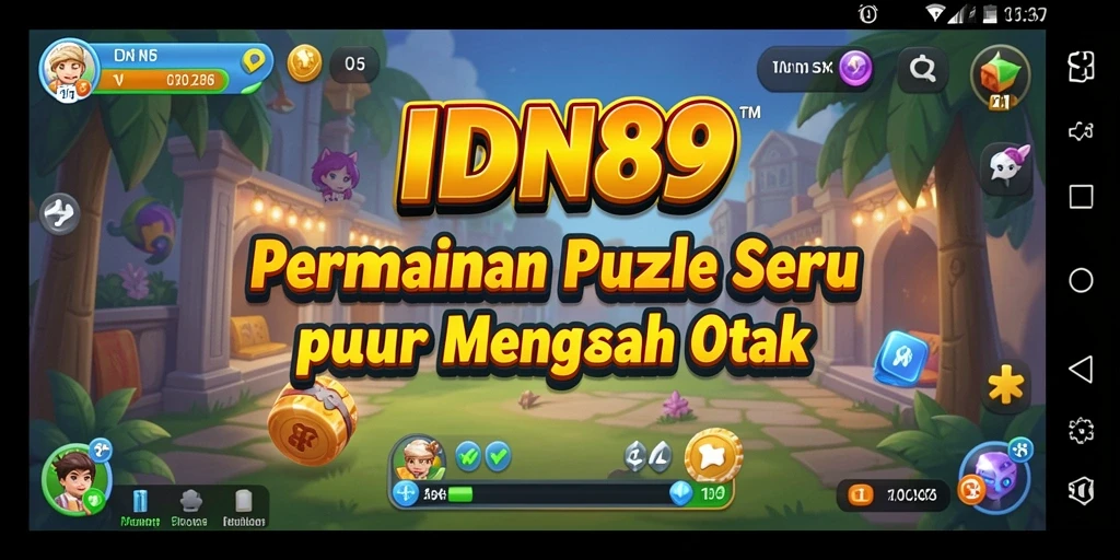Tampilan menarik dari gameplay puzzle IDN89 yang menantang.