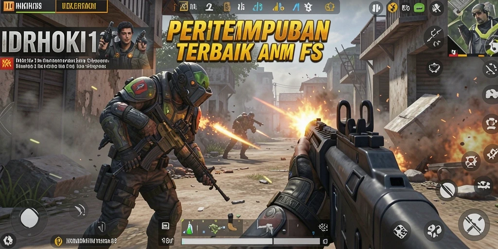 Tampilkan gameplay intens dari IDRHOKI138 dalam pertempuran FPS