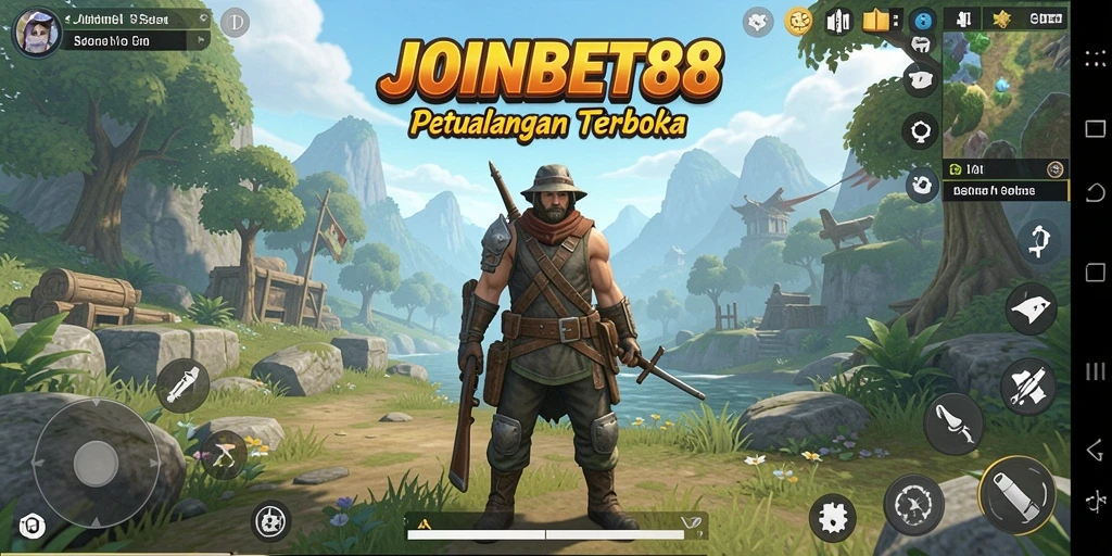 Tampilan gameplay epik dari dunia terbuka JOINBET88.