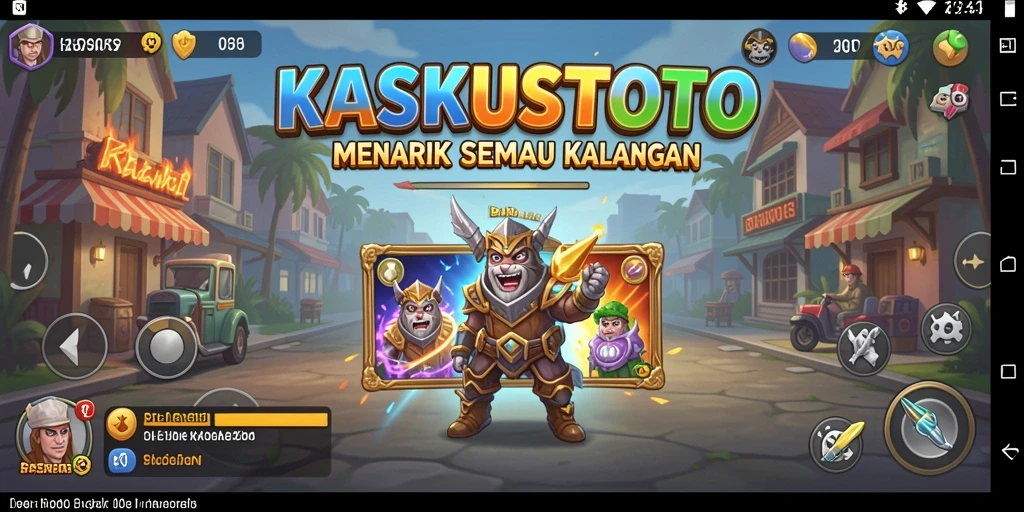 Screenshot gameplay KASKUSTOTO menampilkan aksi seru di dunia Idle.