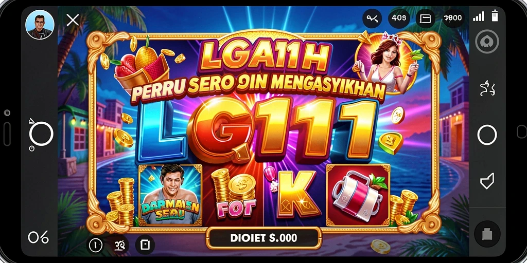 Screenshot utama LG111 menampilkan gameplay Slot yang seru dan mengasyikkan.