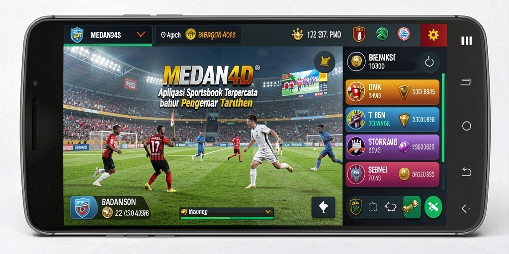 Screenshot gameplay <strong>MEDAN4D</strong> yang menunjukkan suasana taruhan olahraga yang mendebarkan.