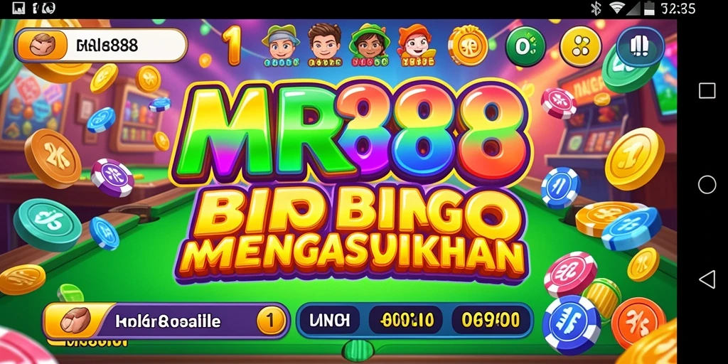 Tangkapan layar gameplay Bingo yang menampilkan momen seru dalam MR888.