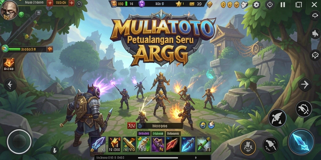 Tampilan gameplay seru dan mendebarkan di MULIATOTO.