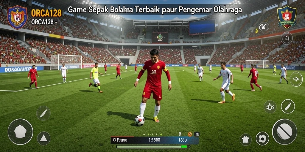 Tangkapan layar menunjukkan aksi mendebarkan dalam pertandingan sepak bola.