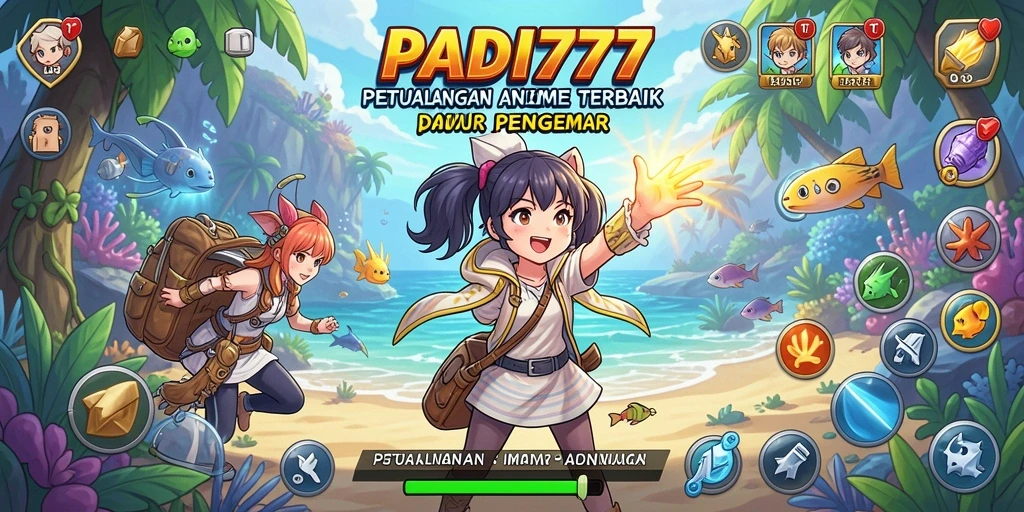 Tampilan gameplay PADI777 dengan karakter Anime yang menarik.