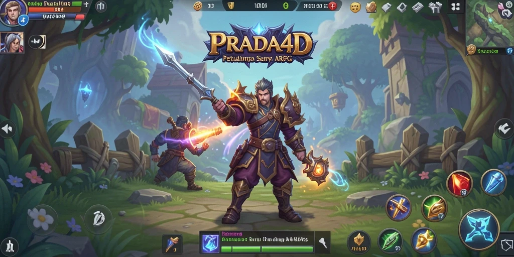 Tampilan menarik dari gameplay ARPG PRADA4D yang mendebarkan.