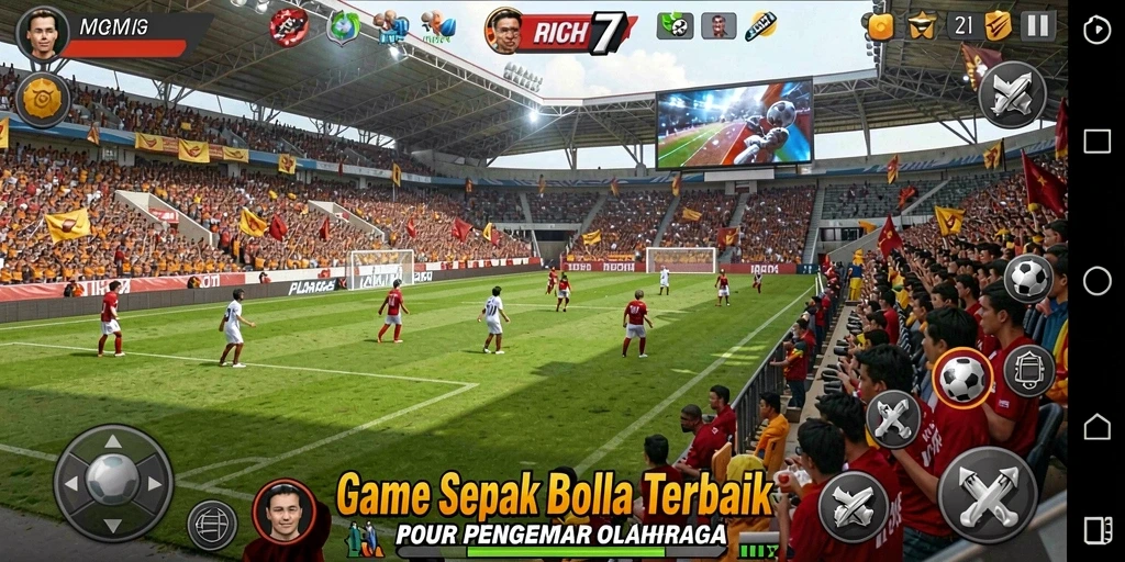 Tampilan gameplay RICH7 yang mendebarkan dan realistis.