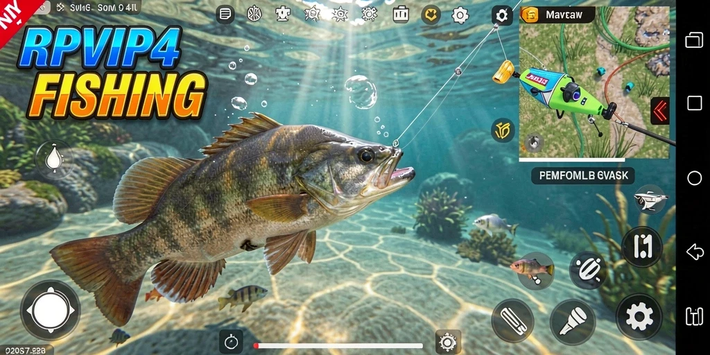 Tangkapan ikan besar dalam gameplay RPVIP4 yang seru.