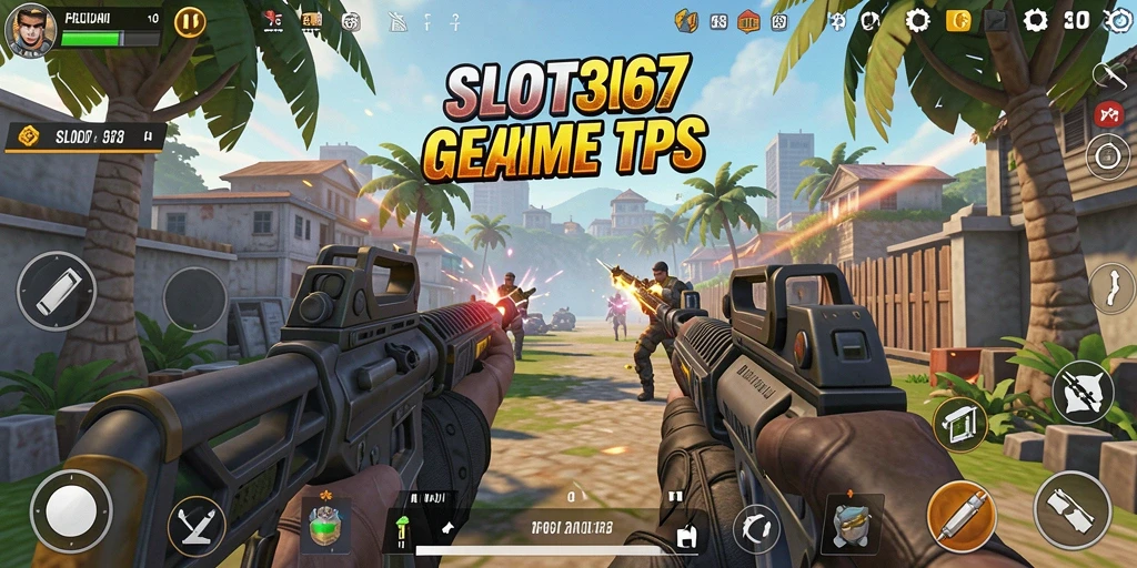 Screenshot utama SLOT367 menampilkan aksi thrilling dalam pertempuran TPS.