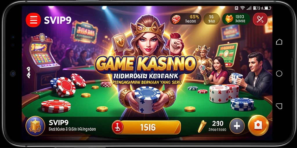 Screenshot utama SVIP9 menunjukkan gameplay yang seru dan interaktif.