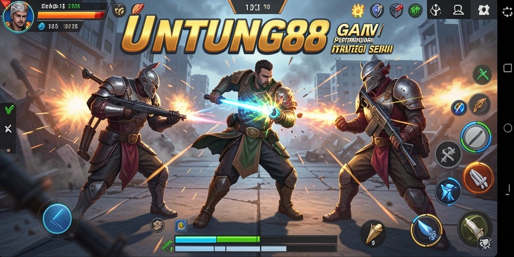 Screenshot utama yang menunjukkan aksi intens dalam gameplay TPS.
